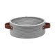 thumbnail image 1 of Cesta de almacenamiento con asas para estantes, cesta para artículos diversos de escritorio, cestas de cuerda de algodón para armario, entrada, mesa Gris, 1 of 8
