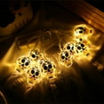 thumbnail image 3 of luz de halloween,Lindas decoraciones de luces de Halloween para fiestas en casa,Linterna de decoración de luces de hadas decorativas LED Spooky,Patio de porche de ventana interior al aire, 3 of 9