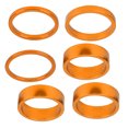thumbnail image 1 of Espaciador de auriculares ligero resistente 6 piezas espaciadores de vástago de manillar de bicicleta respetuoso con el medio ambiente para bicicleta de montaña, 1 of 8