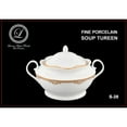thumbnail image 3 of Lorren Home Trends Porcelain Souptureen w/Lid Catherine, 3 of 5
