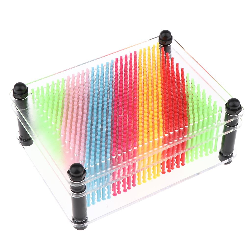 3D Sculpture Large/Medium/Small Pin Impression Toy Transparent as