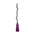 thumbnail image 2 of AHMT Witch Broom with Ribbons for Halloween Witches Broomstick, Parties, Photo Booth Accessory, Halloween Decorations(Purple), 2 of 8