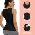 thumbnail image 3 of COMFREE Shapewear Camisoles with Built in Bra Tummy Control Compression Tank Tops for Women Body Shaper Padded Tanks, 3 of 7