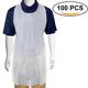thumbnail image 1 of 100pcs/set Transparent Easy Use Kitchen Aprons For Women Men Kitchen Cooking Apron New White Disposable Cleaning Apron, 1 of 5