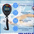 thumbnail image 3 of Moyic Cronógrafo LCD Digital, cronómetro deportivo resistente al agua, cronómetro profesional de alta precisión con alarma y temporizadores de Cocina y Comedor Moyic BFH000815-00B, 3 of 6