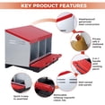 thumbnail image 3 of EDTara Metal Chicken Nesting Box Provides Sturdy Galvanized Steel Build and a Convenient Removable Roll-Out Tray, Ensuring Easy Egg Gathering and Cleaning for Backyard or Farm Poultry Setups, 3 of 8