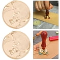 thumbnail image 4 of Sello de Cera JShteea 2 Uds Sellado Clásico Cabeza Sello DIY Reemplazar Cabeza Cobre MH01, 4 of 9