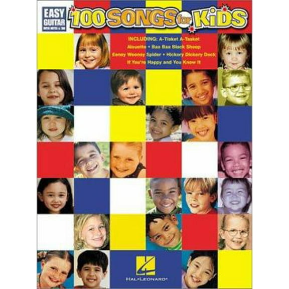 Pre-Owned 100 Songs for Kids: Easy Guitar with Notes & Tab (Paperback) 0634044907 9780634044908