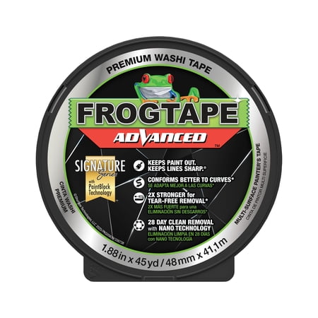 FrogTape Advanced 1.88 in. x 45 yd. Green Painter's Tape, Ultra Premium Multi-Surface