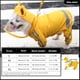 thumbnail image 4 of Chubasquero impermeable para perros con rayas reflectantes de seguridad, capa de perro salchicha ajustada con capucha (M), 4 of 5