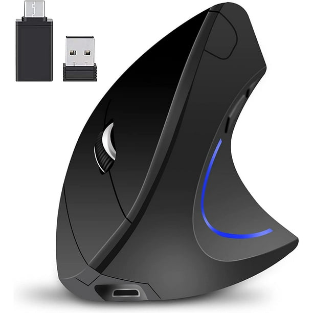 Souris Bluetooth pour iPad, souris Bluetooth pour MacBook Air/Mac/MacBook  Pro/Mini/ipad Pro/iMac/ordinateur portable, souris sans fil rechargeable  pour MacBook Air/MacBook pro Chromebook PC portable (noir) 