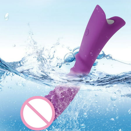 Vibromasseur Waterproof 7 vitesses de massage USB rechargeable Stimulateur silicone souple