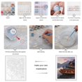 thumbnail image 3 of Paint by Numbers Kit for Adults, Lake View Canoes Dock Sunset Paint by Numbers, Easy Paint by Numbers Kit for Adults Beginner, DIY Adult Paint by Number Kits on Canvas, Home Decor, 3 of 7