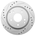 thumbnail image 4 of Geelife For 88-96 Corvette Convertible 88-96 Corvette Hatchback Drilled Brake Rotor Set, 4 of 9