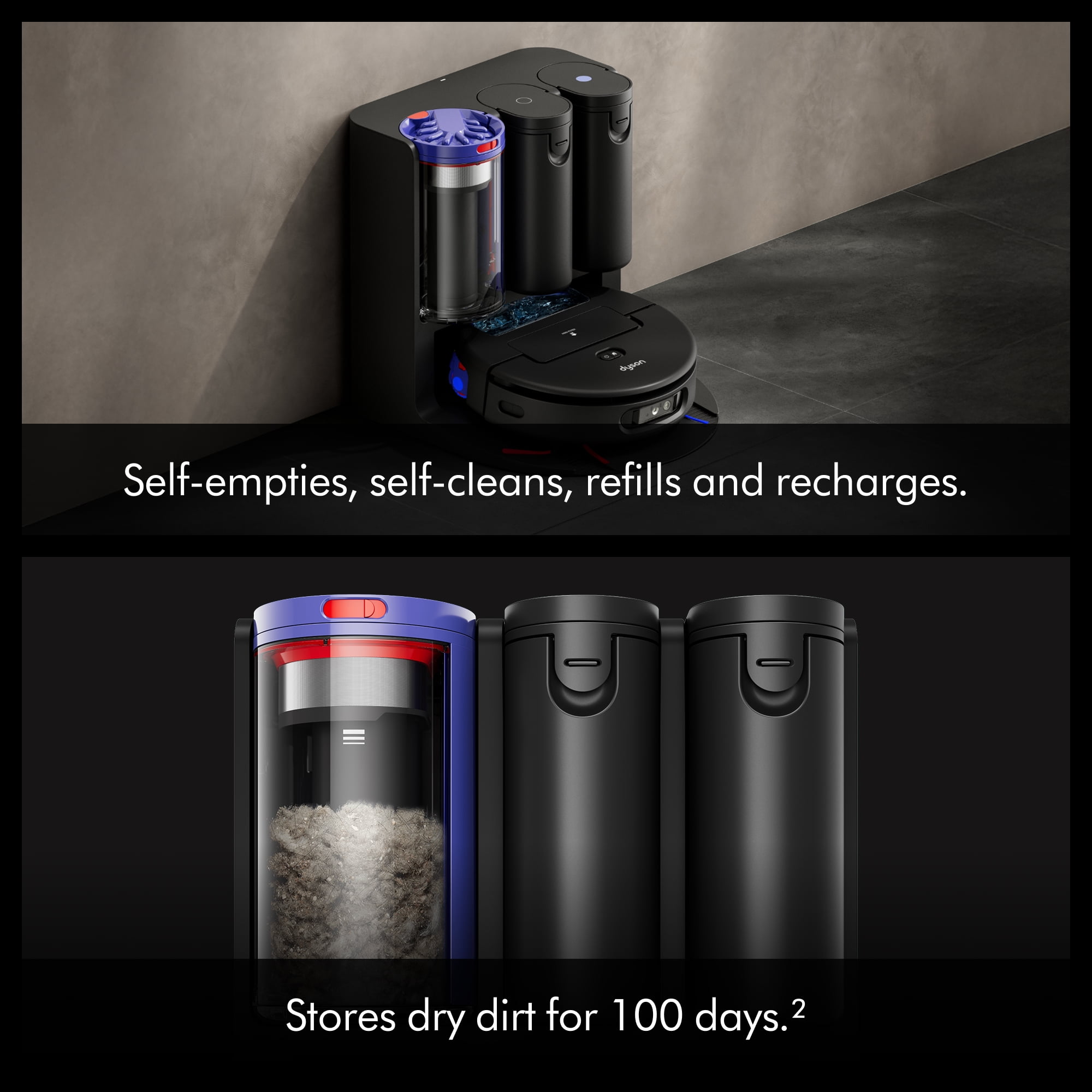 Dyson Spot+Scrub Ai™ Wet and Dry Robot Vacuum | Black/Blue | New | Latest Technology