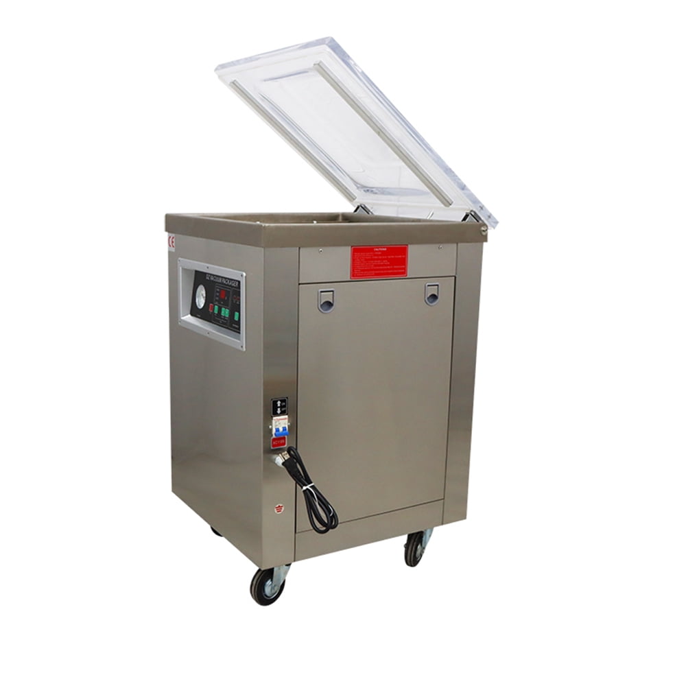 INTBUYING Single Chamber Vacuum Packaging Machine Vacuum Packaging Sealer Dry Moist Food Sealing Package