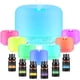 thumbnail image 1 of Difusor de Aceites Esenciales Salandens 500ML con 6 Esencias y 7 Colores LED, 1 of 6