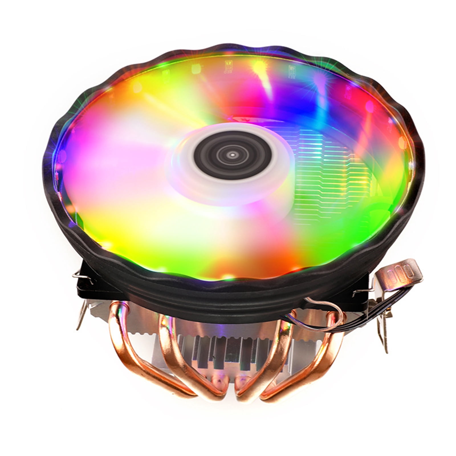 2/4 Heat Pipes CPU Cooler 4 Pin PWM RGB Quiet for LGA 2011 775 1200 1150 1151 1155 X79 X99 AM3 AM4 CPU Cooling Fan