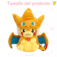 thumbnail image 2 of Peluche Pokemon Pikachu Cosplay Mega Charizad Amarillo B, 2 of 4
