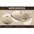thumbnail image 4 of Gorra Bloosom  De Béisbol Cómoda Para Deportes Chocolate, 4 of 4