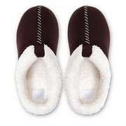 Dearfoams - Women's Microfiber Suede Cuff Clog Slippers