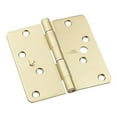 thumbnail image 3 of National Hardware 5006802 4 in. Satin Brass Steel Door Hinge, 3 per Pack - Pack of 5, 3 of 3
