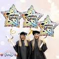 thumbnail image 2 of PMU Graduation Congrats Grad Star Shape 30 Inch Mylar Balloon Pkg/25, 2 of 6