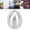 Silver, variant on M Buder Egg Shaped Spice Jar Multipurpose 3 Holes Leakage Proof Stainless Steel Salt Pepper Dispenser for Kitchen, Silver, 3.0 x 2.2 inches / 7.5 x 5.5 cm