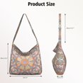 thumbnail image 4 of Folk Style Mandala Pattern Handbag Versatile Minimalist Travel & Work Tote for Women, 4 of 5