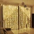 thumbnail image 4 of 8 Modes USB Curtain LED String Lights 6M/4M/3M Decor for Home Navidad Garland Lamp Christmas Tree Decor 2025 Christmas Lights, 4 of 5