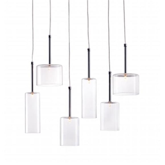 Zuo Modern 50140 Hale Ceiling Lamp Clear