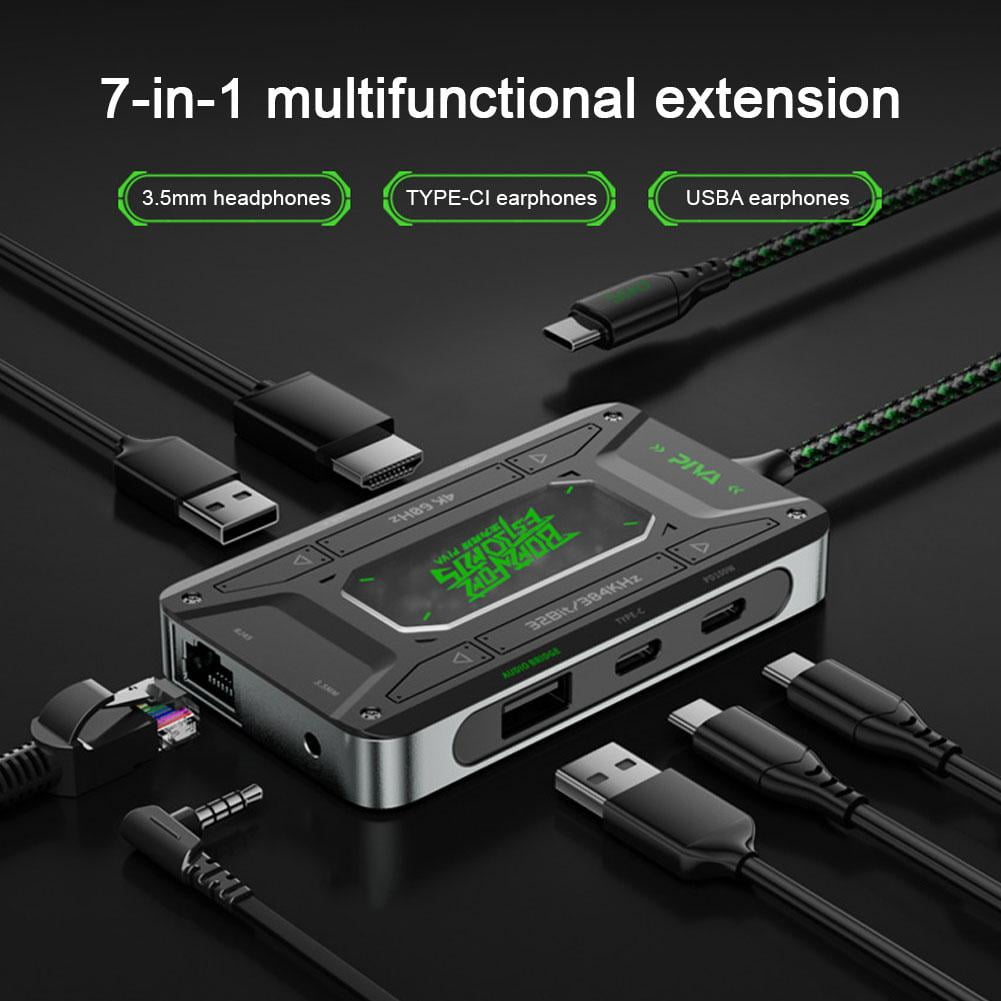 Type-C Docking Station with Multi-Functional Interface, High-Speed Transmission, and HD Display for Mobile Workers