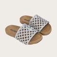 thumbnail image 2 of Kids Summer Breathable Mesh Woven Hollow Out Soft Sole Non-Slip Casual Beach Slippers Sandals for Boys Girls Indoor Outdoor Pool Shower Slides Gray 9.5(3-4 Years), 2 of 7