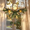 thumbnail image 4 of Moonlit Luna Moth Acrylic Suncatcher, Celestial Faux Stained Glass Window Ornament, Witchy Boho Garden Decor Gift For Fairycore Lover, 4 of 5