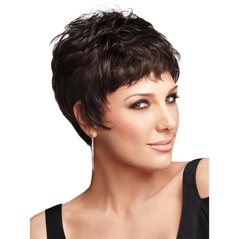 DAISY FUENTES STRONG & SASSY SYNTHETIC WIG, DARK BROWN - Walmart.com