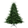 thumbnail image 5 of Christmas Trees Full-Shaped 7.5FT Christmas Tree with 2441 Tips – PE/PVC Mixed Needles, Wide Base for Large Spaces, Hinged Structure for Easy Setup, Metal Stand for Strong Support*,Artificial Christm, 5 of 12