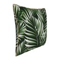 thumbnail image 2 of Kll Tropical Palm Leaves1 Decorative Throw Pillow Covers Velvet Soft For Couch Sofa Bedroom Living Room Outdoor -16"X16", 2 of 8