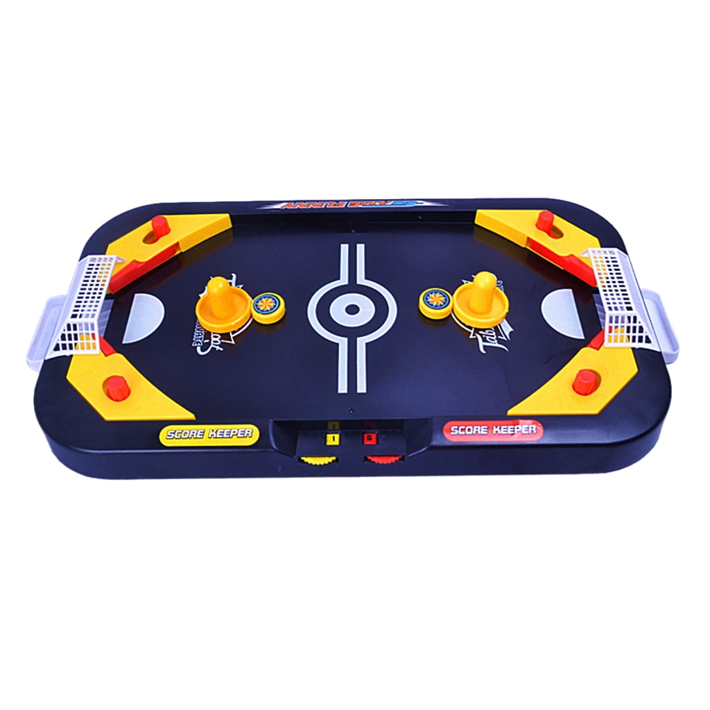 2in 1 Desktop Puck Battle Kids Play Air Hockey Table Game Interactive Toy -  Walmart.com