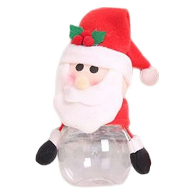 Yuarrent Caja de regalo, caja de dulces, decoración de Navidad, árbol de juguete de chico multiusos, colgante, lata de azúcar, adorno para el hogar, Kits de decoración para fiestas Anciano Yuarrent HA070789-01