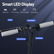 350W Motor Electric Scooter,19 MPH Top Speed, 21-Mile Range, 8.5”Wear-resistant Solid Tires, Foldable & Lightweight for Commuting