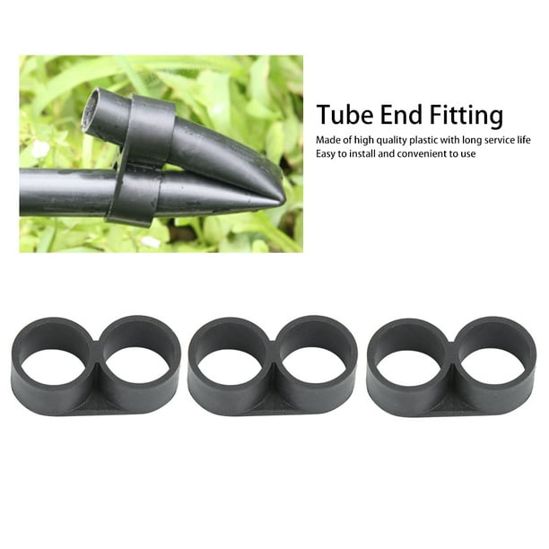 100Pcs Drip Irrigation Water Tube End Plug Fitting Garden Greenhouse