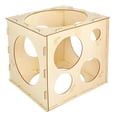 thumbnail image 1 of Caja Medidora de Globos, Cubo, Decoración para Fiestas, Arco Resistente Y Versátil, Adorno de Madera, 1 of 9