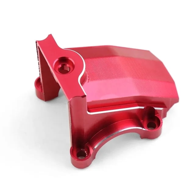 Cubierta de carcasa de aleación de aluminio Bewildely para coche de control remoto x-maxx 1/5 Rojo