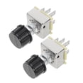 thumbnail image 5 of KAKOWELY blower switch 2Pcs Rotary Switch Universal Ac Air Conditioning 3 Speeds Blower Switch Control Switch Metal Construction Replacement For Car Vehicles, 5 of 5