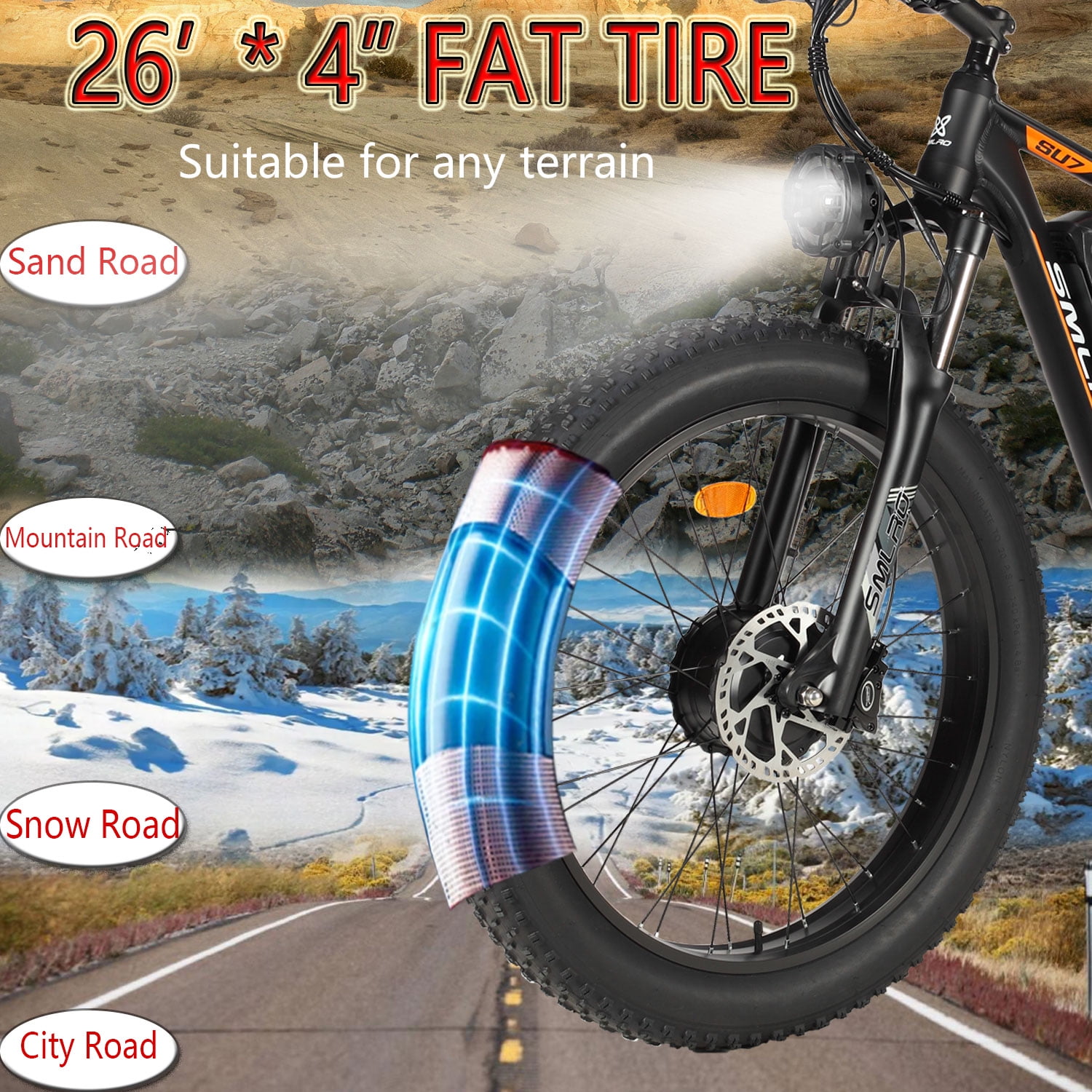 Electric Bike for Adults, 2000W Dual Motor 35MPH Fastest Ebike, 48V 22.4Ah Switchable RWD/AWD Ebike 26” Fat Tire Full Suspension 90 Miles, Nexusrider Dual Hydraulic Disc Brake 7 Speed