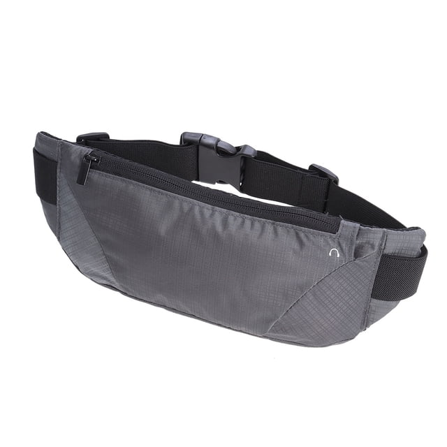 EeaseCA Sac de Taille de Course Léger à Grande Capacité pour Homme Homme Femme, Poche Multifonction Extérieur (Gris)