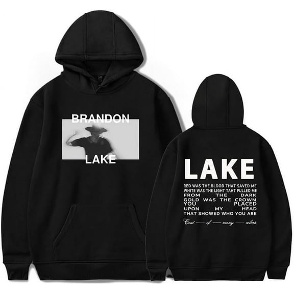 Brandon Lake Merch Hoodie Photo Printed Long Sleeve Pullovers For Fans Unisex Sweatshirts Pullover