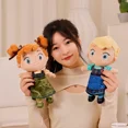 thumbnail image 4 of 30cm Disney Ariel princesa sirena muñeca de peluche Kawaii Anna Elsa juguetes de peluche suave dibujos animados versión Q muñeca regalos de navidad para niñas, 4 of 5