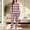 Pinks, variant on Women's Plaid Pajama Set, 2 Piece Loungewear Outfits V Neck Comfy Sleepwear Fall Long Sleeve Tops and Long Pants New Fall Pajamas for Women Pinky XL