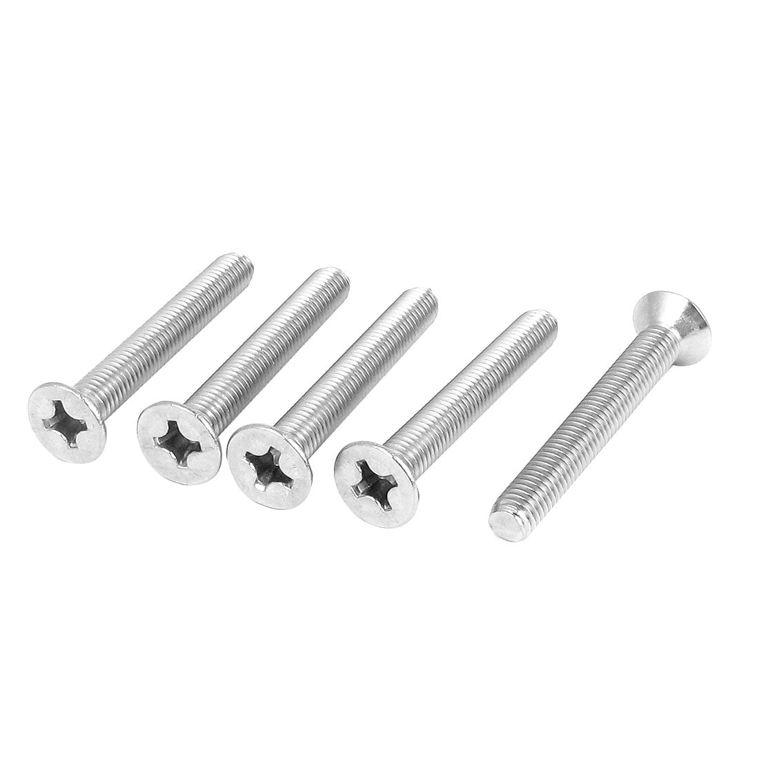 M8 x 60mm Metric Flat Head Countersunk Bolts Machine Screws 5pcs